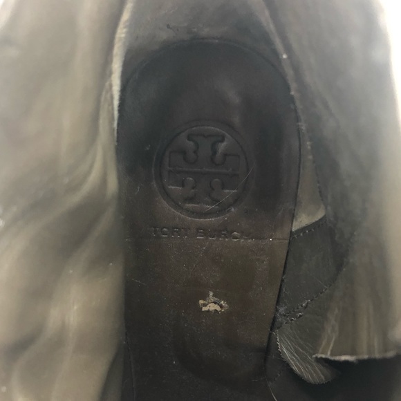 TORY BURCH Suede Boots Milan Heeled Booties Olive - Picture 10 of 10